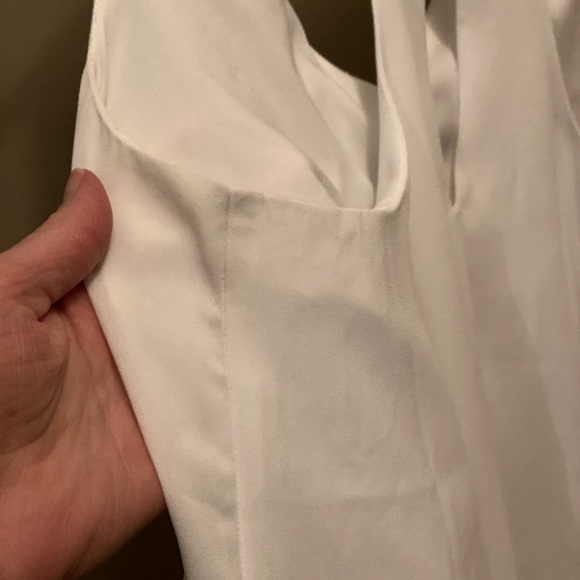 Banana Republic white dressy halter tank XS - Picture 5 of 5